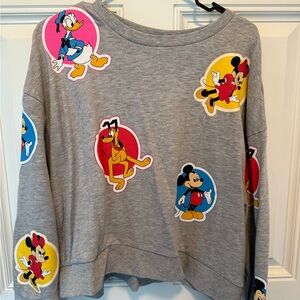 Disney vault  Gray and Blue Character Hoodie